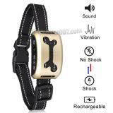 Waterproof Rechargeable Pet Dog Barking Control Training Collar No Bark Collar Beep Vibration Safe Shock